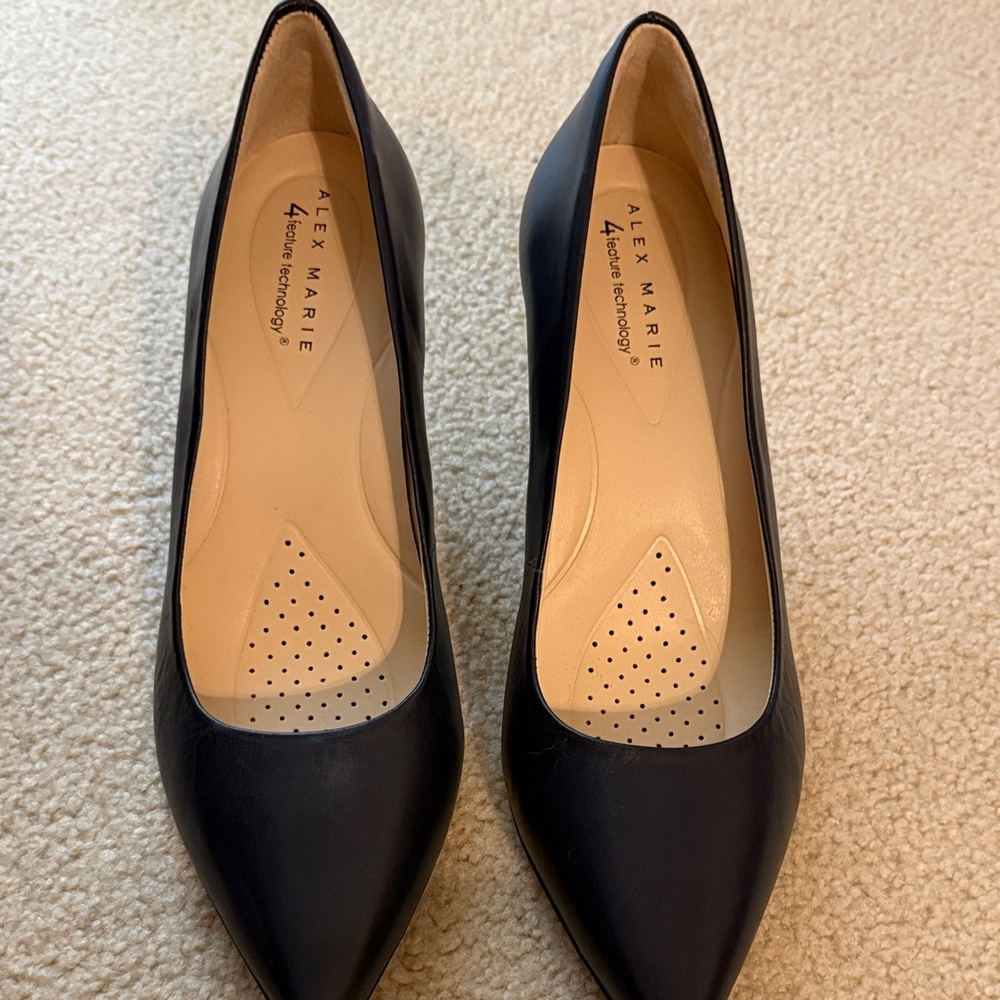 Alex Marie Classic Navy Heels